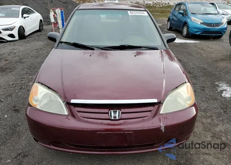 2003 Honda Civic Lx from USA, damaged, VIN 2HGES16543H569332